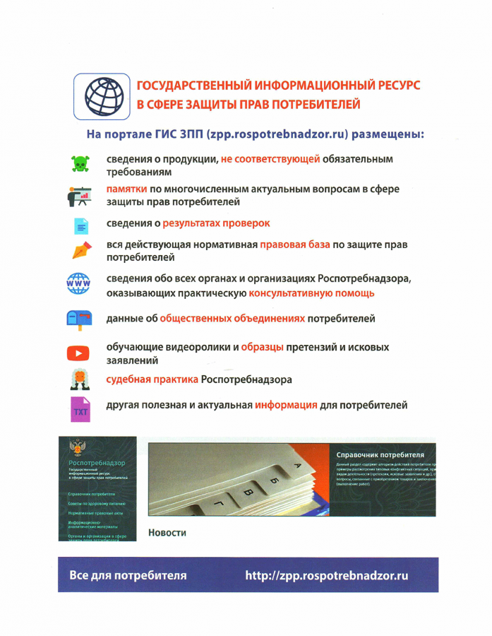 Государственный Информационный Ресурс в сфере защиты прав потребителей