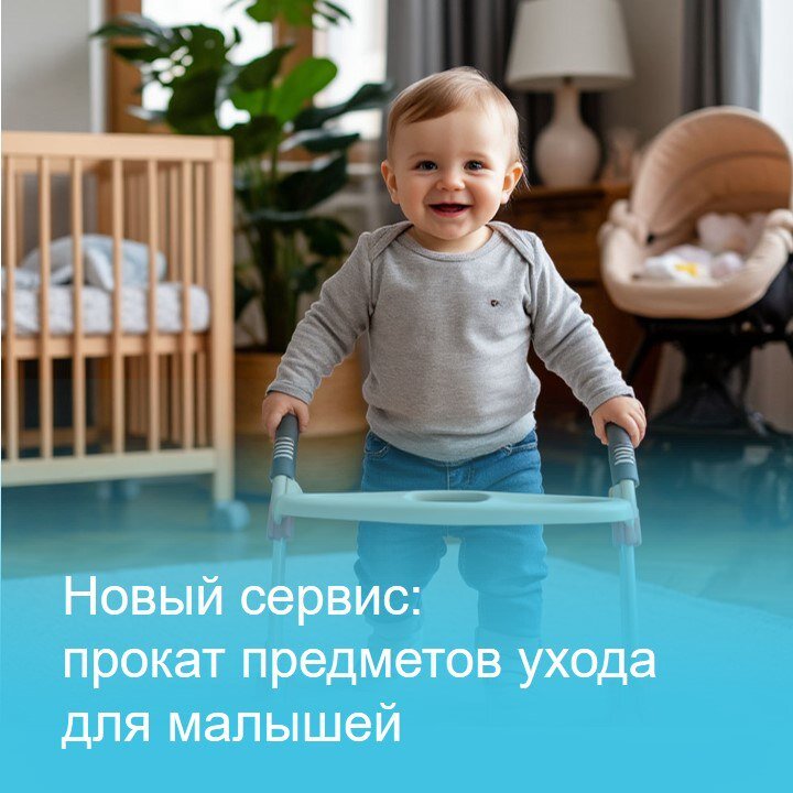 Новый сервис бесплатного проката предметов ухода для детей до 1,5 лет